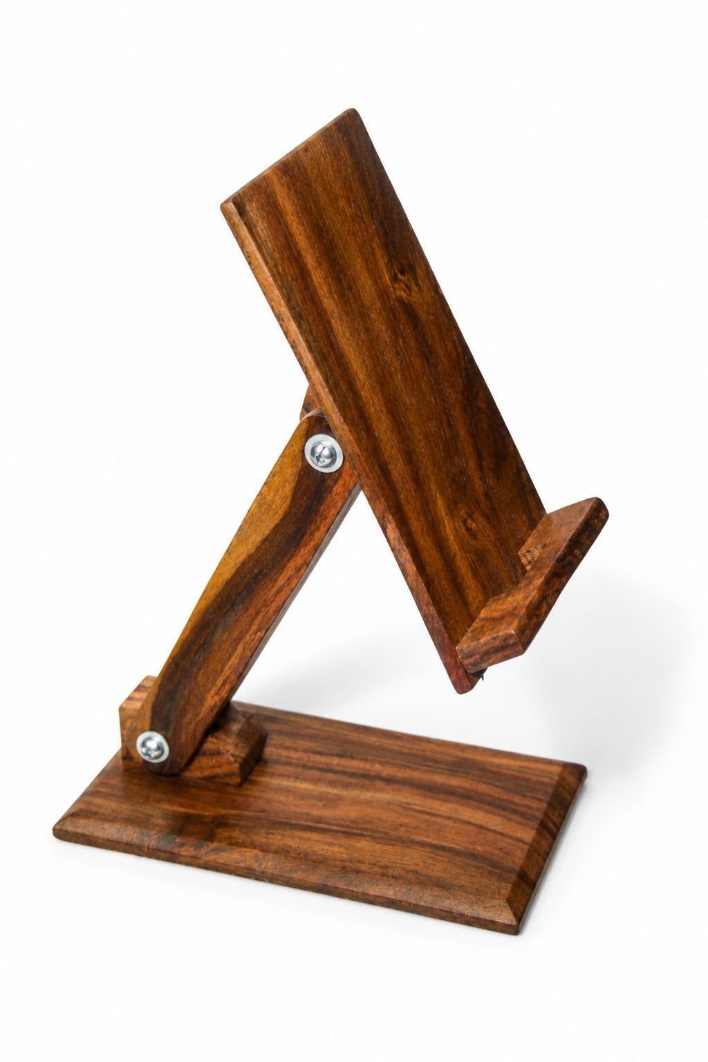 Premium Wooden Foldable Mobile Stand | Adjustable Phone Holder for Desk, Office & Home