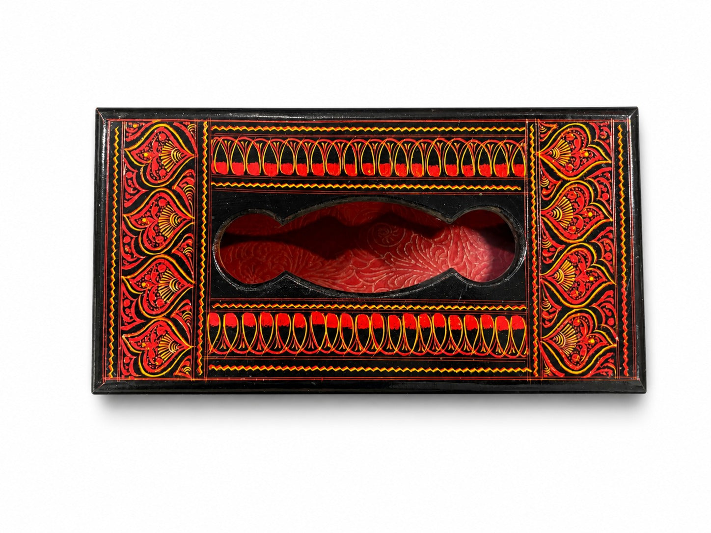 Premium Handcrafted Naqshi Wooden Tissue Box
